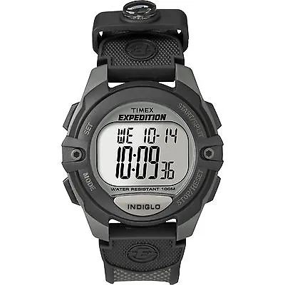 Timex T40941 Men's  Expedition  Chronograph Digital Watch Indiglo Alarm • $38.50