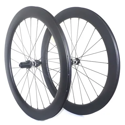 US Carbon Road Bike Wheelset For DT Swiss 350 Hubs Centerlock Disc Tubeless 700C • $492.15