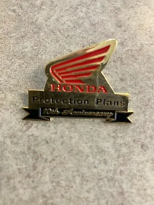 $6 • Buy HONDA Protection Plan 10th Anniversary Pin Lapel Pin