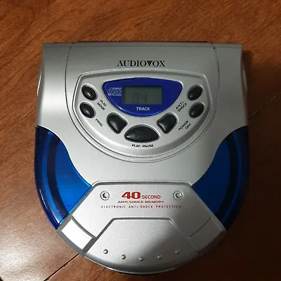 AUDIOVOX DISCMAN Portable Player 40sec Compact Disc. Anti-Shock. CE142AR • $22.22