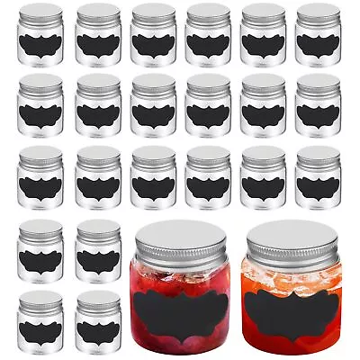 2oz Mini Mason Jars With Lids 24 Pack Glass Bottles With Cap And 24 Pcs Labe... • $27.75