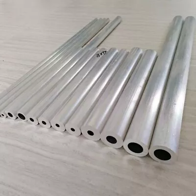 6061 Aluminum Round Tube Pipe Hollow Alloy Metal Tube Shaft Sleeve Pole CNC DIY • $1.09