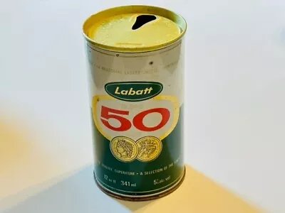 Beer Can - Labatt 50  ( Top Opened Steel Can ) • $8