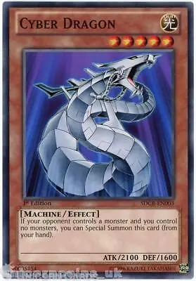 SDCR-EN003 Cyber Dragon 1st Edition Mint YuGiOh Card • £0.99