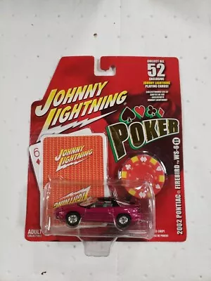 Johnny Lightning 2002 Pontiac Firebird Trans Am WS-6 Poker Series In Purple • $24.99