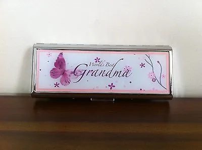 Worlds Best Grandma Mini Multipurpose/Jewellery Box/Container Mothers Day Gift • $11.99
