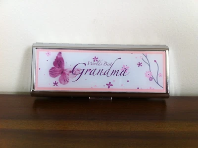 Worlds Best Grandma Mini Multipurpose/Jewellery Box/Container Mothers Day Gift • $11.99