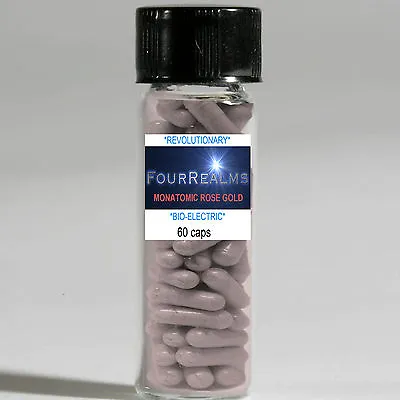 Monatomic Rose Gold Our Most POTENT Ormus! Stage 2*   300mg 60 Caps • $54.99