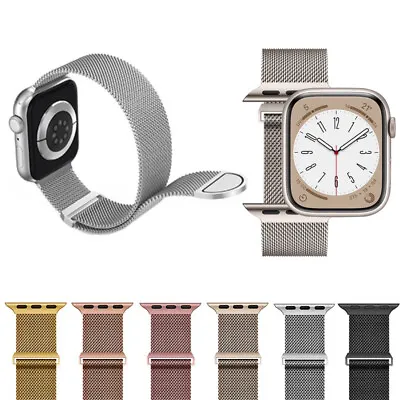 $10.42 • Buy Milanese Loop Mesh Strap Band For Apple Watch 9 8 7 6 5 SE Ultra 2 44/41/45/49mm