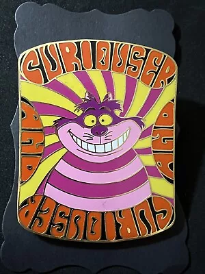 £53.53 • Buy Disney Shopping Pin Cheshire CAT Curiouser LE Alice In Wonderland