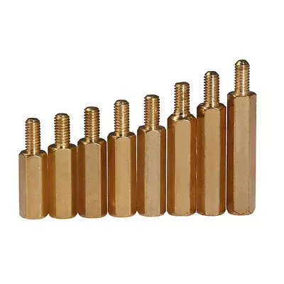 Brass Male-Female M3 M4  Hex Column Standoff Support Spacer PCB Board Pillar Iso • $3.27