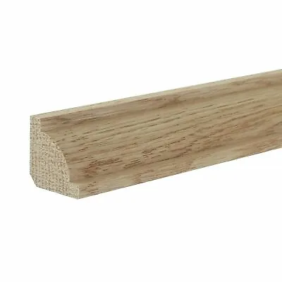 Solid Oak Floor Beading  I  2.4m  I  Corner Edge Bead  I  15mm 19mm 22mm • £7.99