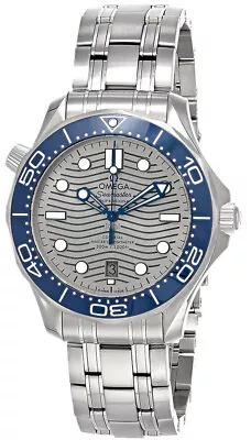 OMEGA Seamaster Auto 42MM Gray Dial Men's Watch 210.30.42.20.06.001 • $4425