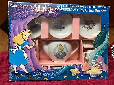 Walt Disney's Alice In Wonderland Toy China Tea Set Vintage Japan • $9.99