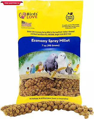 Economy & Thin Special Spray Millet Gmo-Free (No Stems Only Edible Tops) For Bir • $18.88