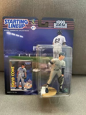 David Cone Starting Lineup 1999 MLB New York Yankees New Vintage Sealed • $7