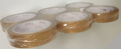 £12.95 • Buy 6 X 24mm X 66m Clear Sellotape Parcel Packing Packaging Tape (1 Inch Wide) VIBAC