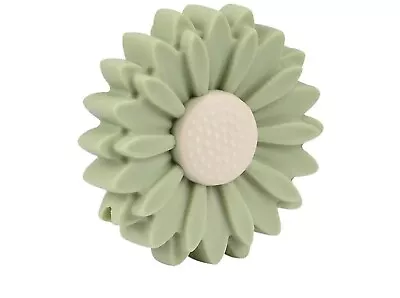 5Pcs Daisy Shape Loose Silicone Beads DIY Jewelry Necklace 20mm Lint Green • £5.27