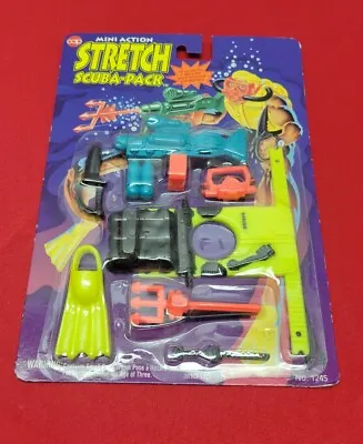 New STRETCH ARMSTRONG MINI (STRETCH SCUBA-PACK)  1994 VINTAGE CAP TOYS NO 1245 • $37.49