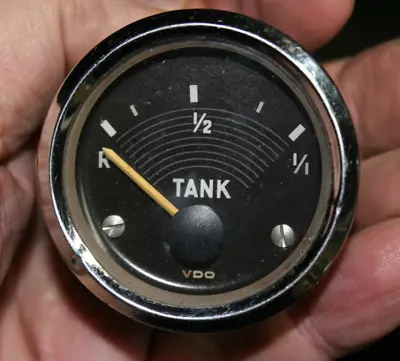 64 1964 VDO Vintage 6v Tank Fuel Gas Gauge - VW Porsche Mercedes ? • $65