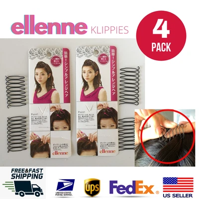 $8.95 • Buy 4PACK Invisible Hair Pins For Bride Wedding Hair Bun Pins French Twist Hair Pins