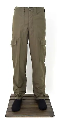NEW M75 Austrian Army Combat Trousers Pants Military Cargo Cotton Trouser Olive • £17.99