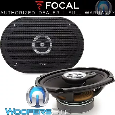 Focal Rcx690 6  X 9  80w Rms Auditor 3-way Mylar Tweeters Coaxial Speakers New • $134.99