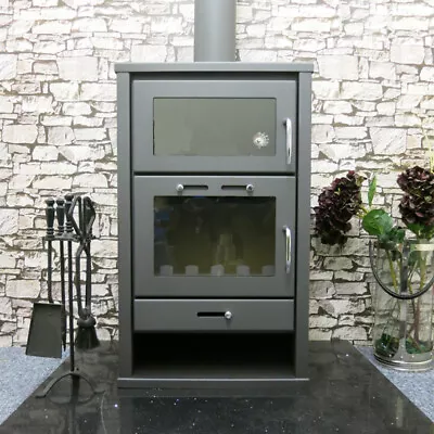 Wood Burning Back Boiler Multi Fuel Cooker Stove With Oven Triumph 20kw • £1199.99