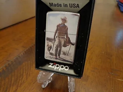 $31.95 • Buy John Wayne Hondo Rough Coated Collie Zippo Lighter Mint In Box