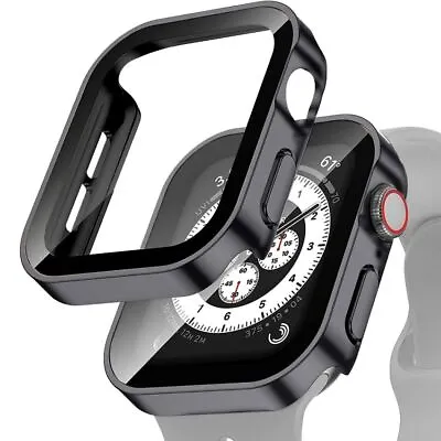 $5.27 • Buy Waterproof Case For Apple Watch Series 8 7 6 5 4 SE Screen Full Protector Cover