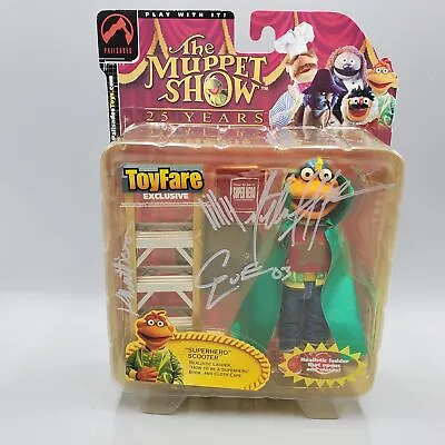 Signed Palisades Superhero Scooter Action Figure Muppets Playset Series Three • $39.99