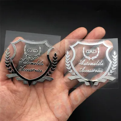 2pcs Silver DAD GARSON VIP JDM JP Japan Car Window Emblem Badges Decal Sticker • $9.90
