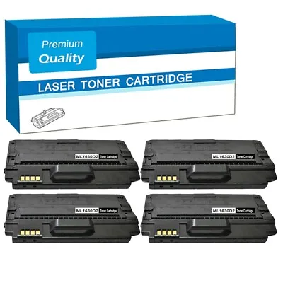 4 Black Toner Cartridge For Samsung ML-1630 ML-1630W SCX-4500 SCX-4500W ML1630D2 • £45.98