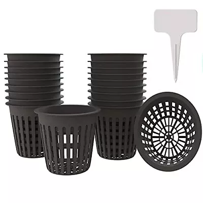 10 Pack 4 Inch Plastic Net Cups Plant Container Pots For Hydroponics Orchids • $15.99