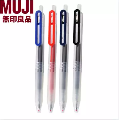 10pc Muji Moma Gel Ink Pen 0.5mm Student Pen Office Pen Muji Press Ballpoint Pen • $14.99