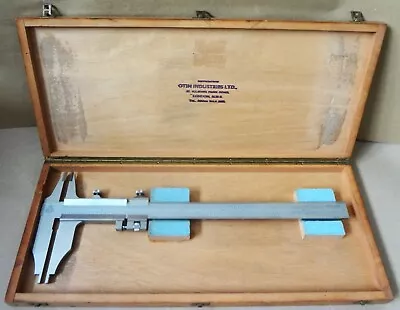 Etalon (P.Roch) Rolle Switzerland Int. & Ext.0-10 Inch Vernier Calliper CASED • £12