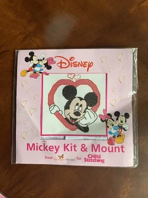 £4.99 • Buy Disney Mickey Mouse Cross Stitch Kit With Mount
