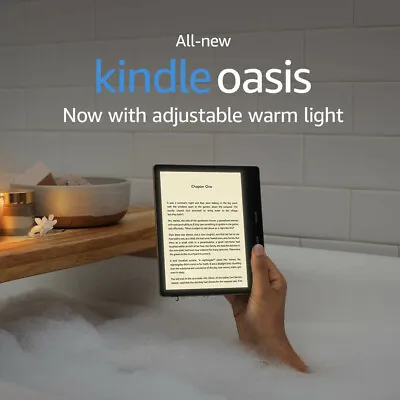 $369 • Buy Kindle Oasis | Now With Adjustable Warm Light | Waterproof, 8 GB, Wi-Fi |