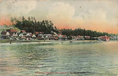 Macatawa Shore On Lake Michigan Macatawa Michigan MI Cabins 1907 Postcard • $19.95
