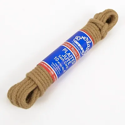 £10.71 • Buy Quality 'everlasto' Plaited Jute Sash Cord/rope/pulley Line/clothes Line 6mm/7mm