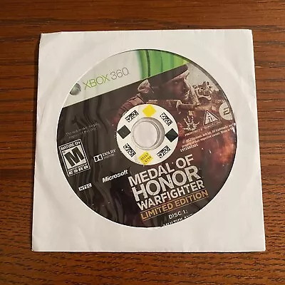 Medal Of Honor: Warfighter Limited Edition (Xbox 360) Disc 1 Only Tested • $3.99