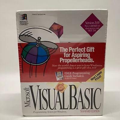 Microsoft Visual Basic Standard Edition Version 3.0 SEALED Vintage Software • $179.97