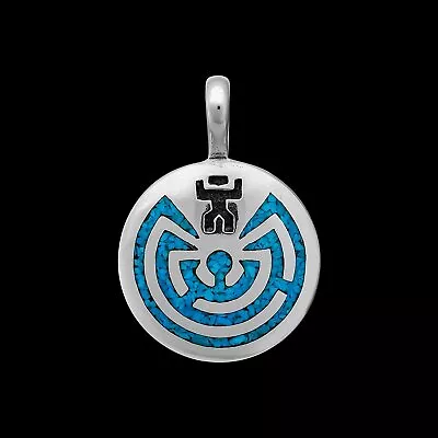 Man In The Maze Pendant 925 Sterling Silver Pendant I'itoi Pendant Tohono... • $48