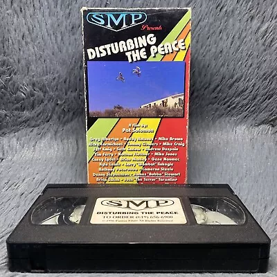 SMP Presents Disturbing The Peace VHS 1996 Fusion Films Pat Solomon Motocross • $29.99