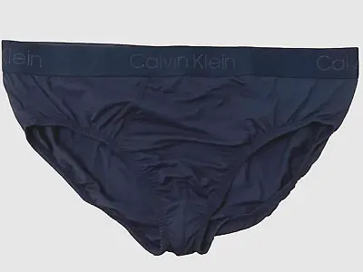 Calvin Klein Men's 'CK Black' Cotton Stretch Hip Brief Men's XL (40 - 42 ) *NEW* • £12.99