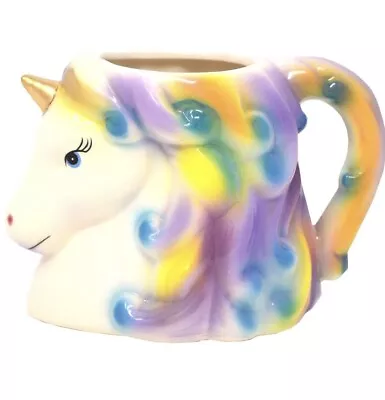 Unicorn 3d Mug Cup Kids Fun Ceramic Xmas Gift Coffee Tea Mug • £4.99