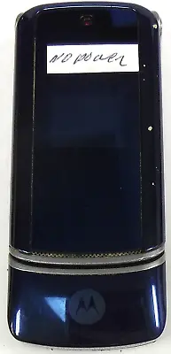 Motorola KRZR K1 - Cosmic Blue And Silver ( GSM ) Cellular Flip Phone • $5.94