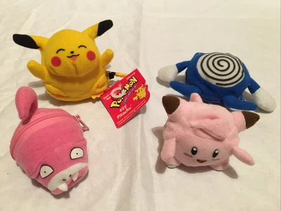 $69.99 • Buy Vintage 90s Toy Lot Pikachu Pokemon Quick Change PokeBall Plush Hasbro Lot 1999