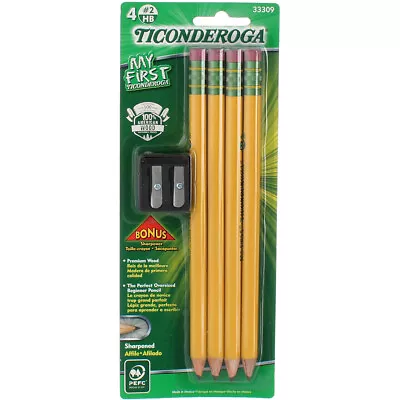 6 Pack Ticonderoga My First Pencil #2HB 4 Ct • $24.01