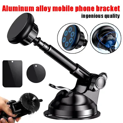 Car Dashboard Windshield Phone Holder Magnetic Telescopic Mount Stand GPS Cradl* • $10.39